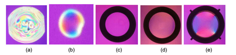 Optical Lens Residual Stress Analysis 